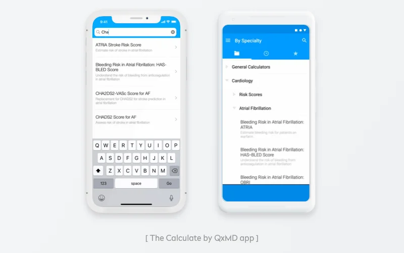 The calculate by QXMD app