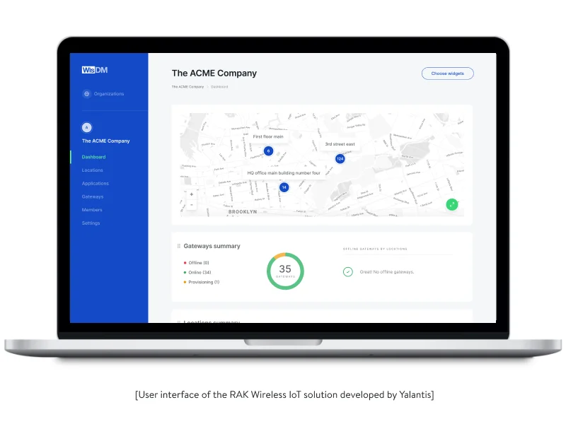 IoT network management platform