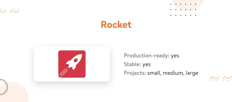 Rocket rust web api framework