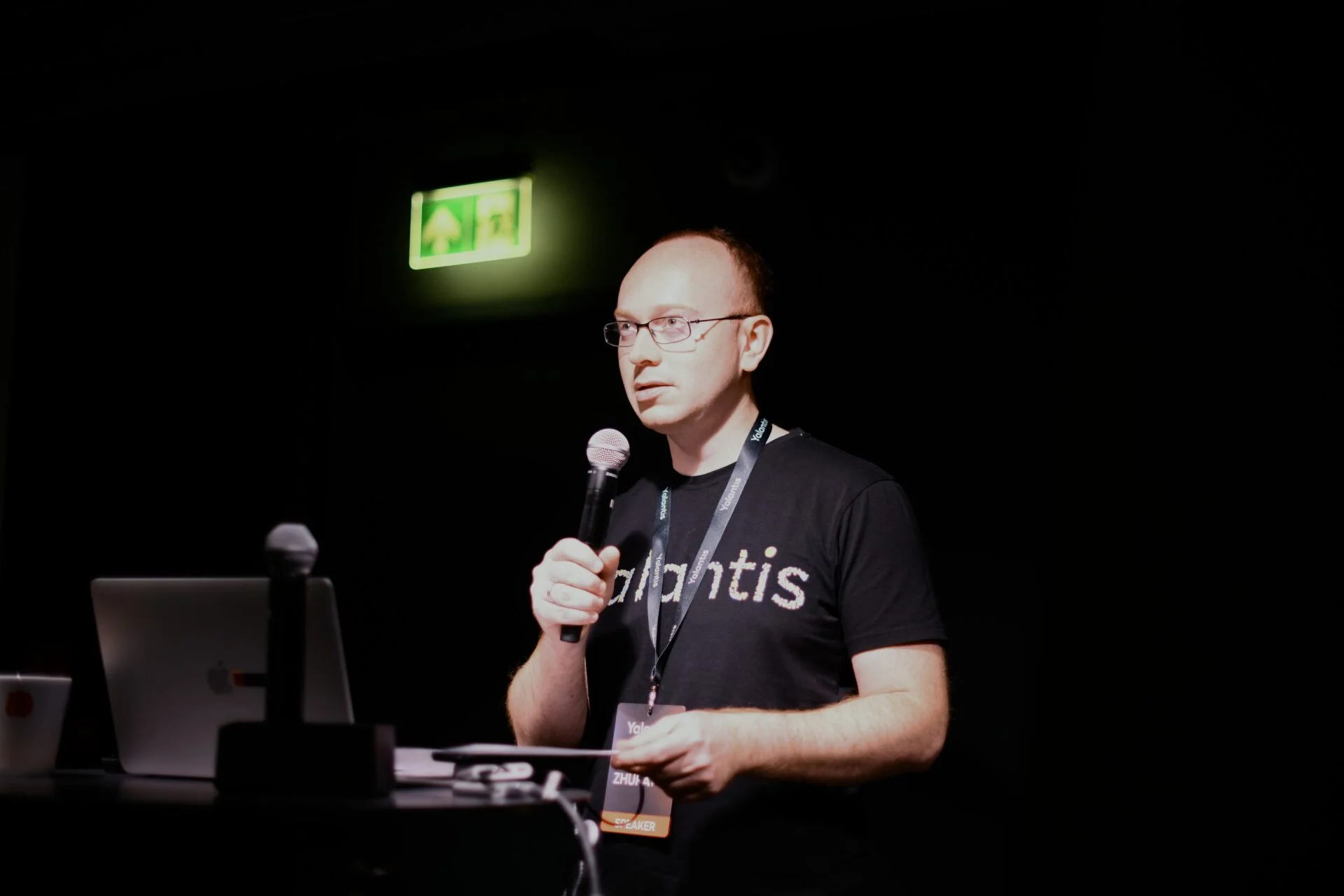 Serhii Zhuravel as a speaker on AI/ML event