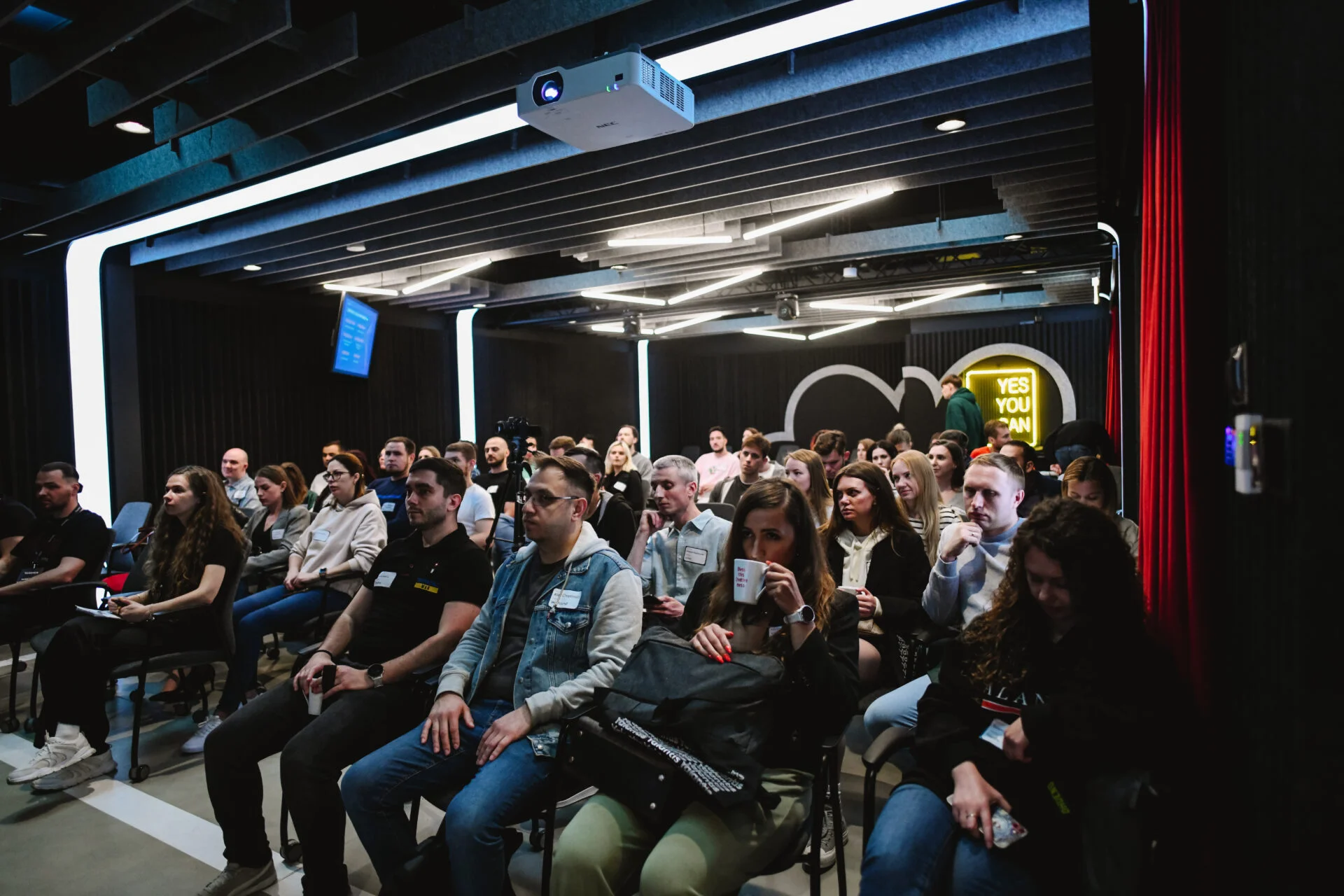 visitors on AI/ML event