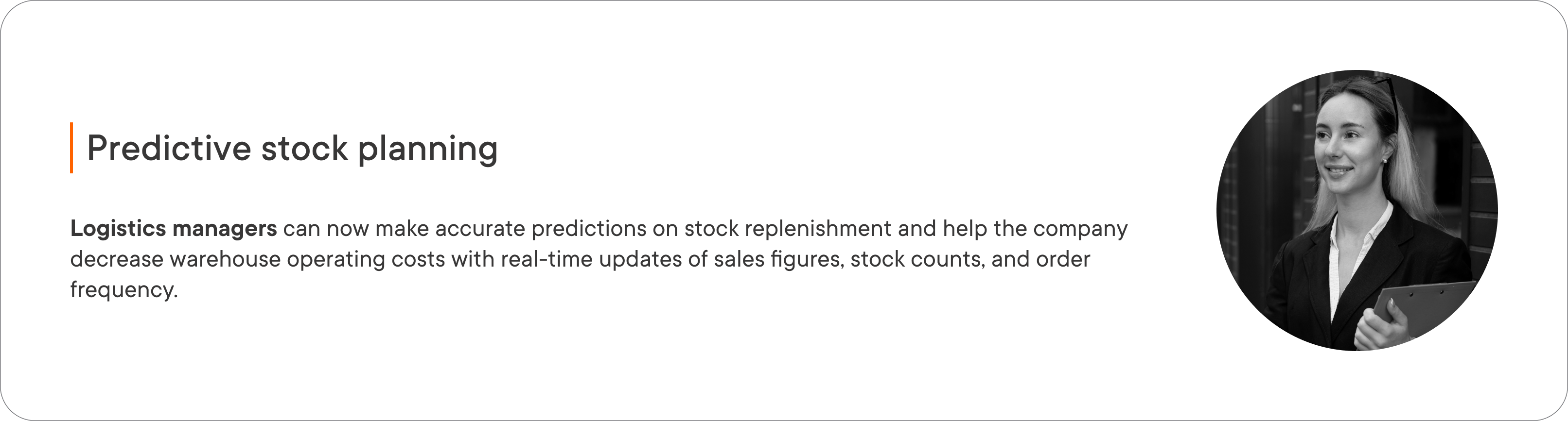 Predictive stock planning