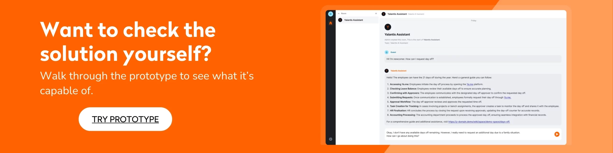 An AI-powered virtual assistant