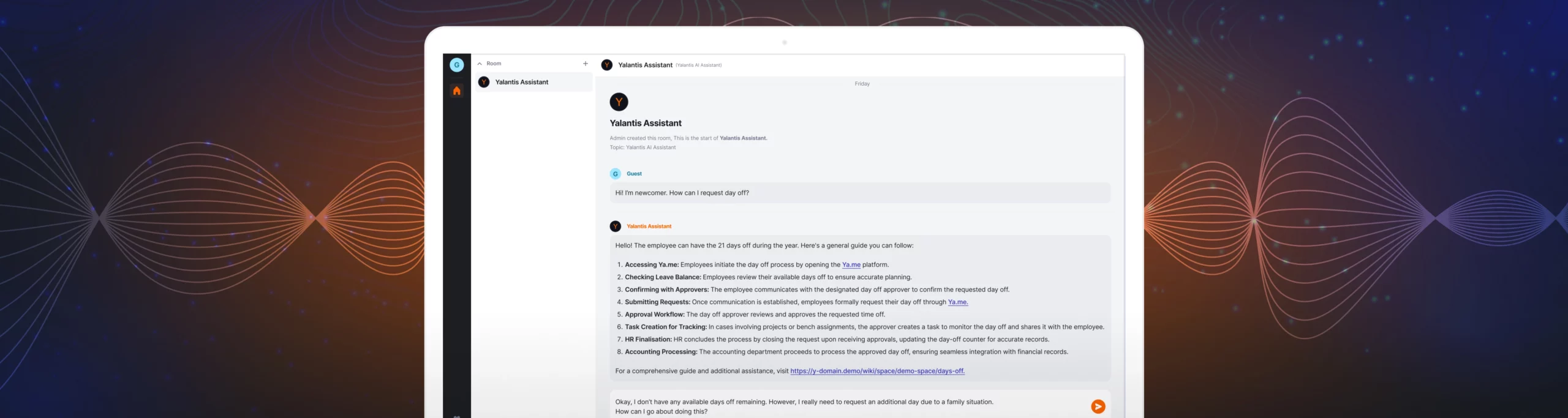 An AI-powered virtual assistant