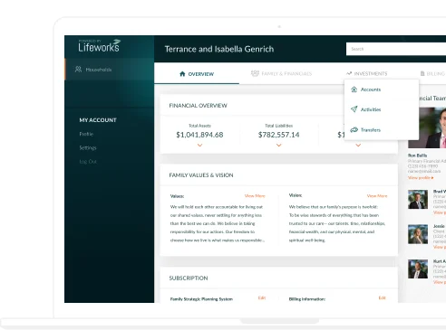 Wealth management platform