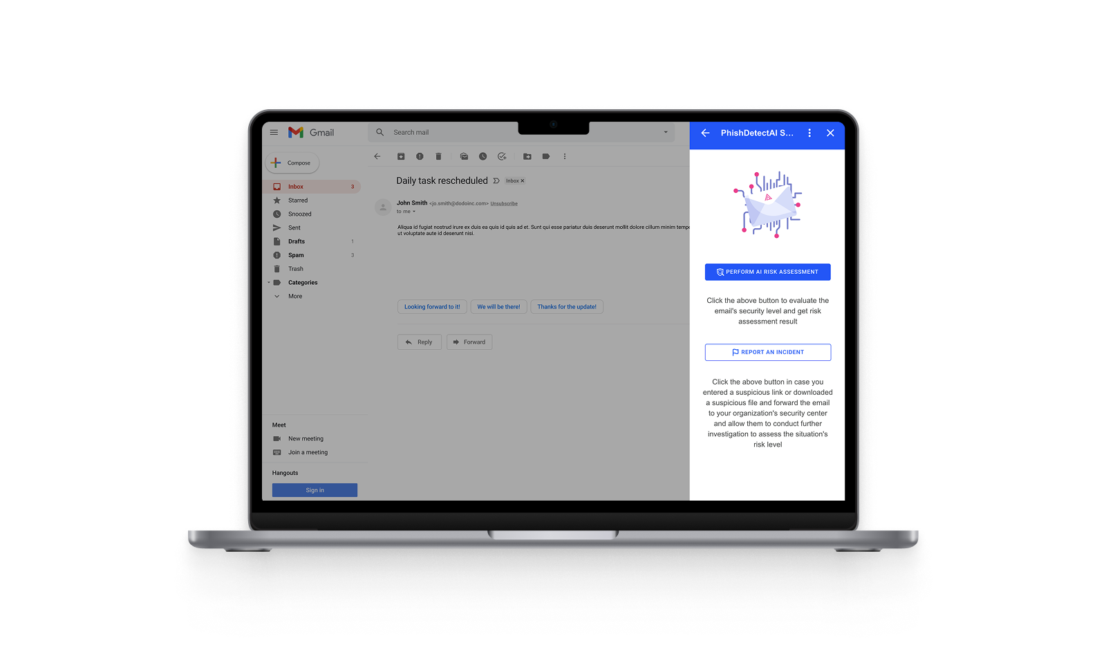 Email phishing detection