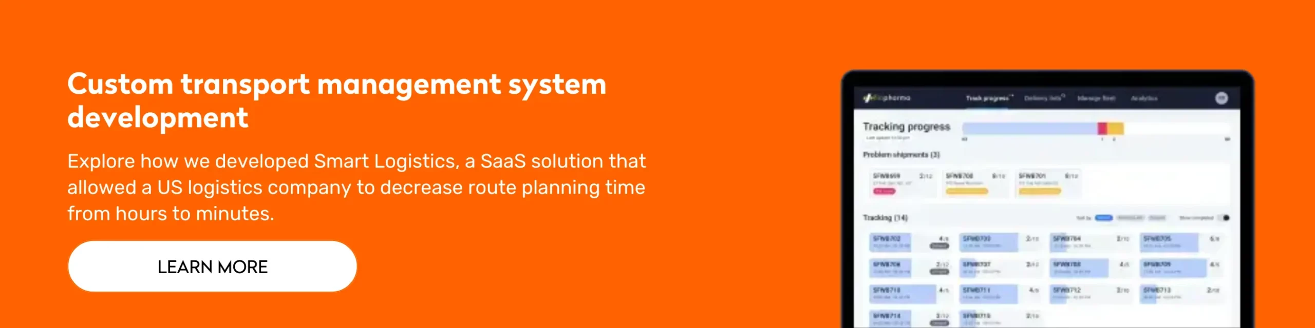Custom transport management system development