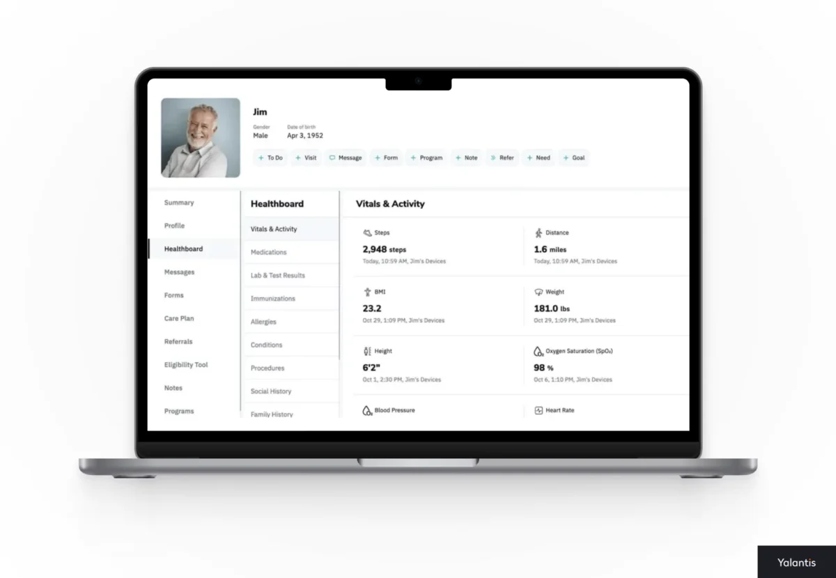 Healthfully, a remote patient monitoring system that integrates with wearables.